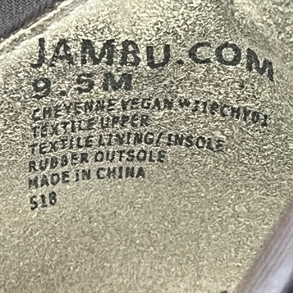 JAMBU Comfort Cheyenne Vegan Shoes 9.5 Slip On - Picture 6 of 16